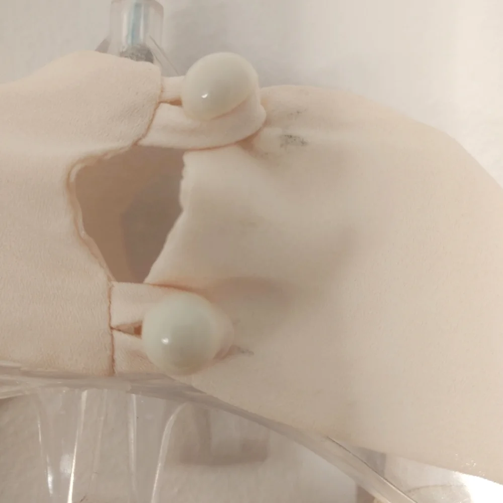 Line Up Y2k black & cream rhinestone halter jumpsuit. Size L - Picture 11 of 14